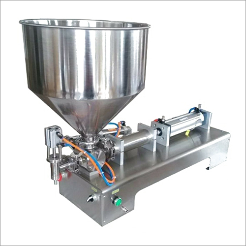 Semi Automatic Pneumatic Cream Filling Liquid Machine